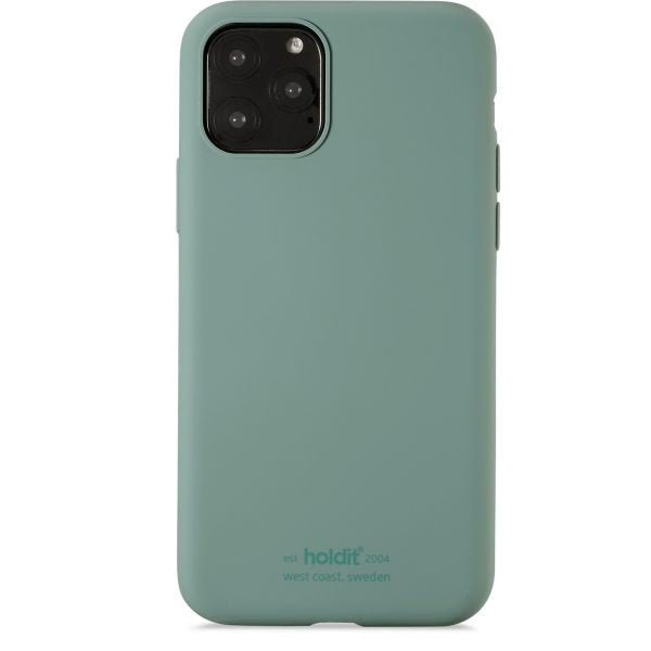 Holdit iPhone 11 Pro Soft Touch Silicone Case - Moss Green