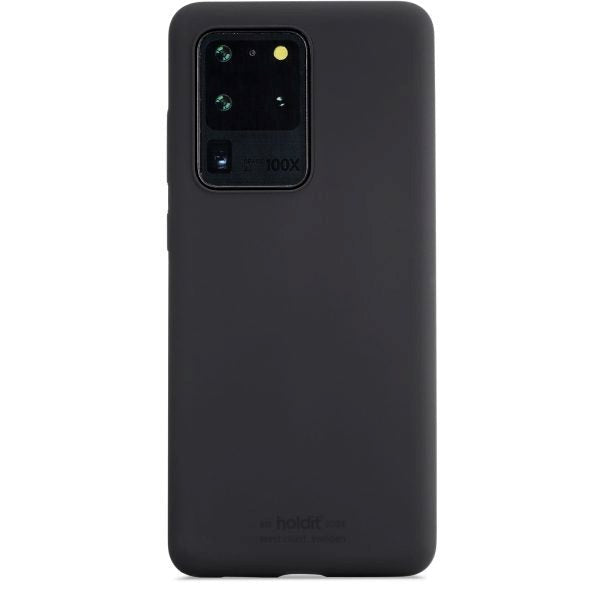 Holdit Samsung Galaxy S20 Ultra Soft Touch Silicone Case - Black