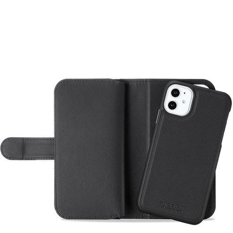 Holdit iPhone 11 Extended Magnet Case Leather Wallet Case - Black