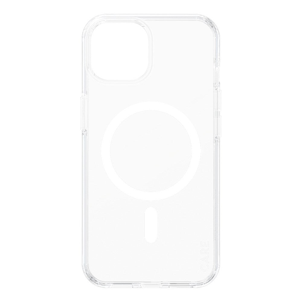 CARE by PanzerGlass iPhone 14 / 13 FLAGSHIP Urban Combat Case - MagSafe Compatible - Transparent / White