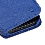 Holdit iPhone 12 Mini Wallet Magnet Case - Stockholm Royal Blue