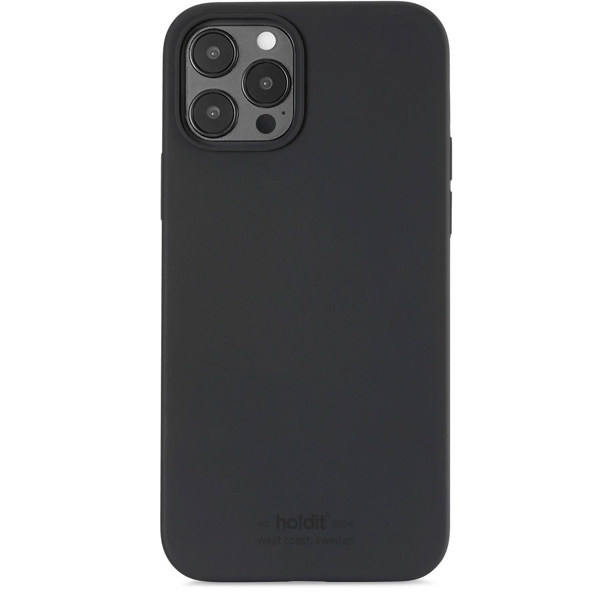 Holdit iPhone 12 / 12 Pro Soft Touch Silicone Case - Black