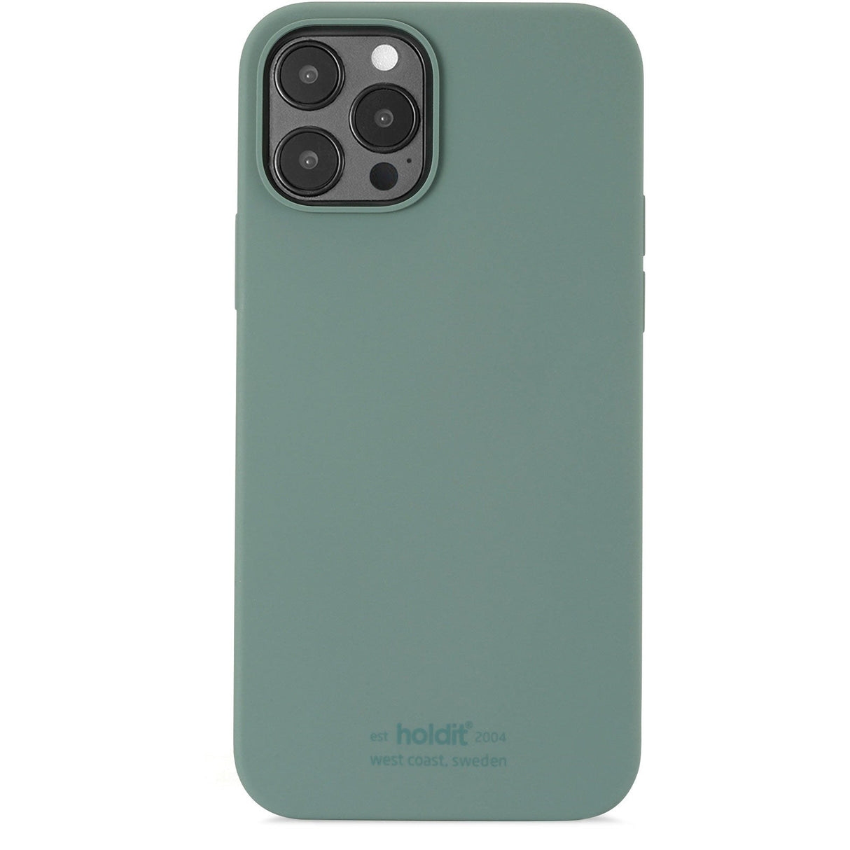 Holdit iPhone 12 / 12 Pro Soft Touch Silicone Case - Moss Green