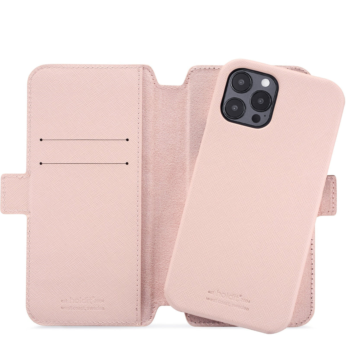 Holdit iPhone 12 Mini Wallet Magnet Case - Stockholm Pink