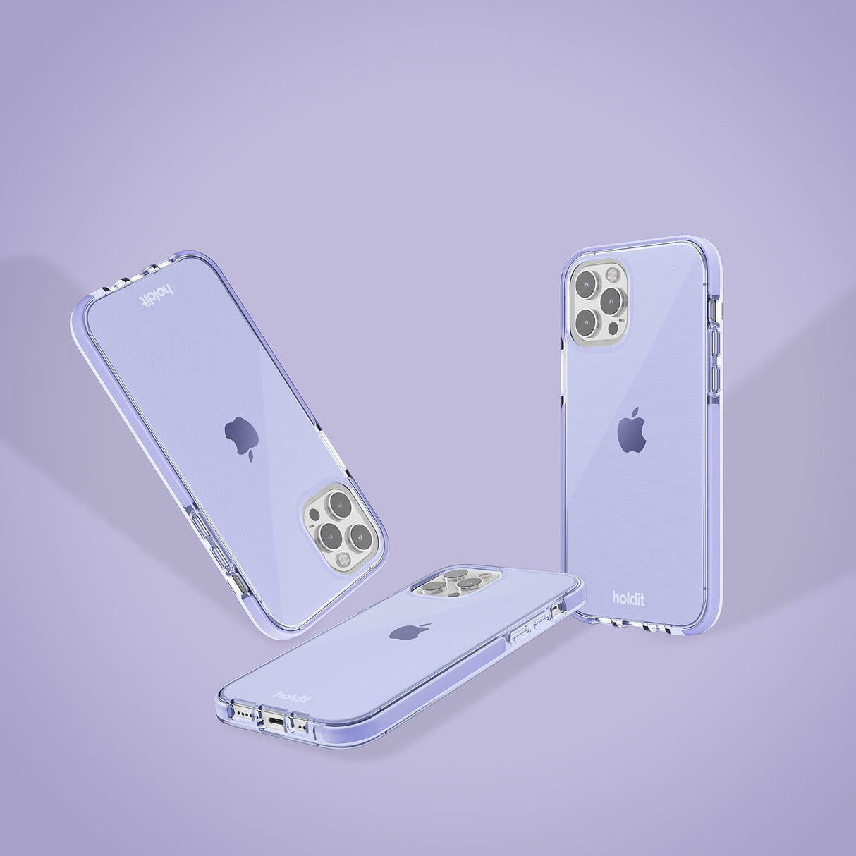 Holdit iPhone 12 / 12 Pro Seethru Case - Lavender