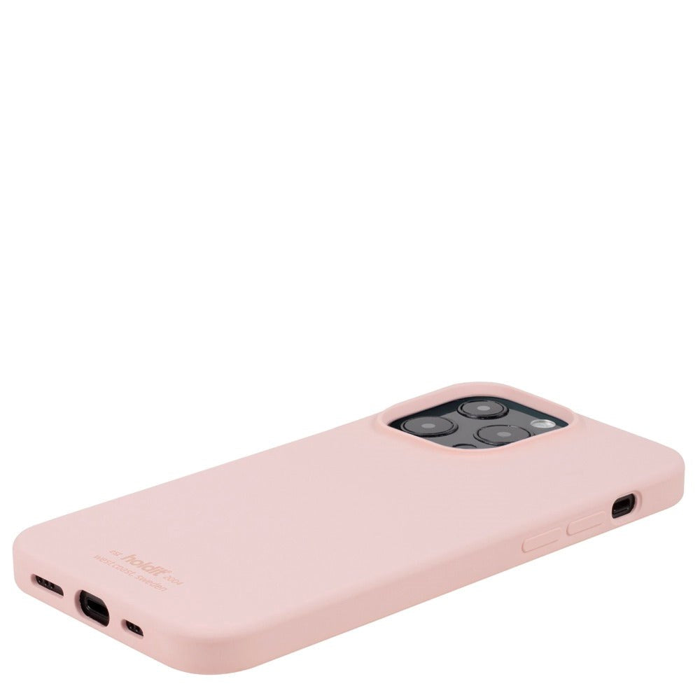 Holdit iPhone 13 Pro Soft Touch Silicone Case - Blush Pink