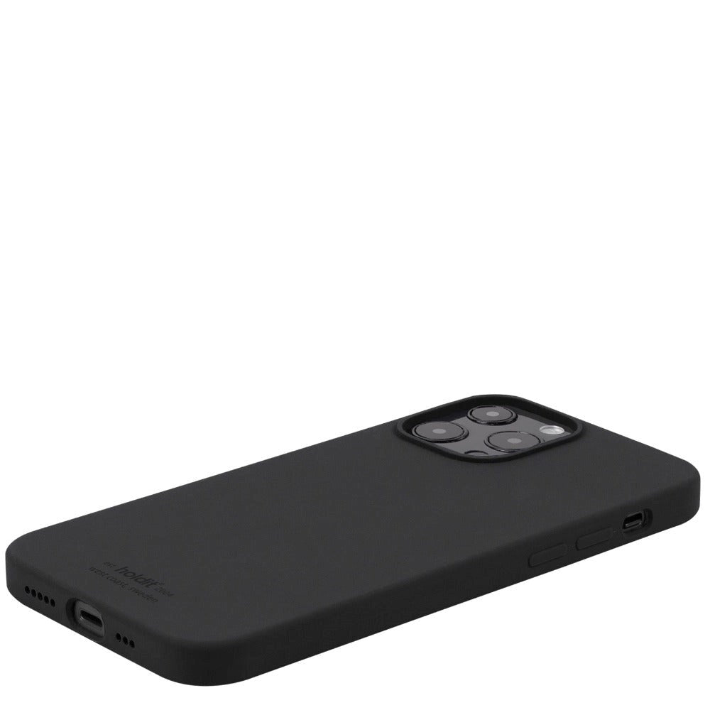 Holdit iPhone 13 Pro Max Soft Touch Silicone Case - Black