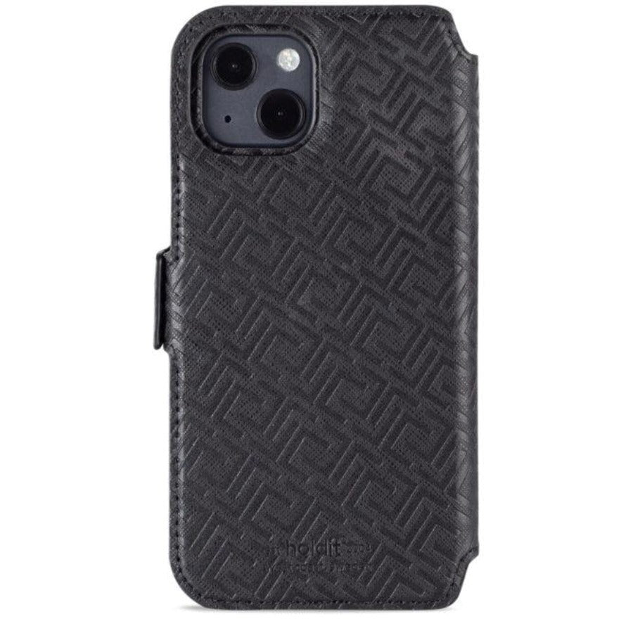 Holdit iPhone 13 Wallet Magnet Case - Stockholm Celia - Black