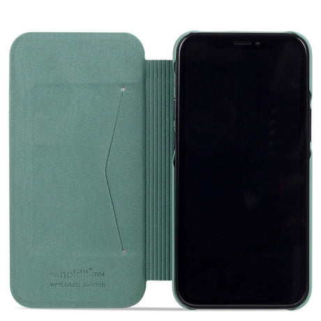 Holdit iPhone 13 Slim Wallet Case - Moss Green