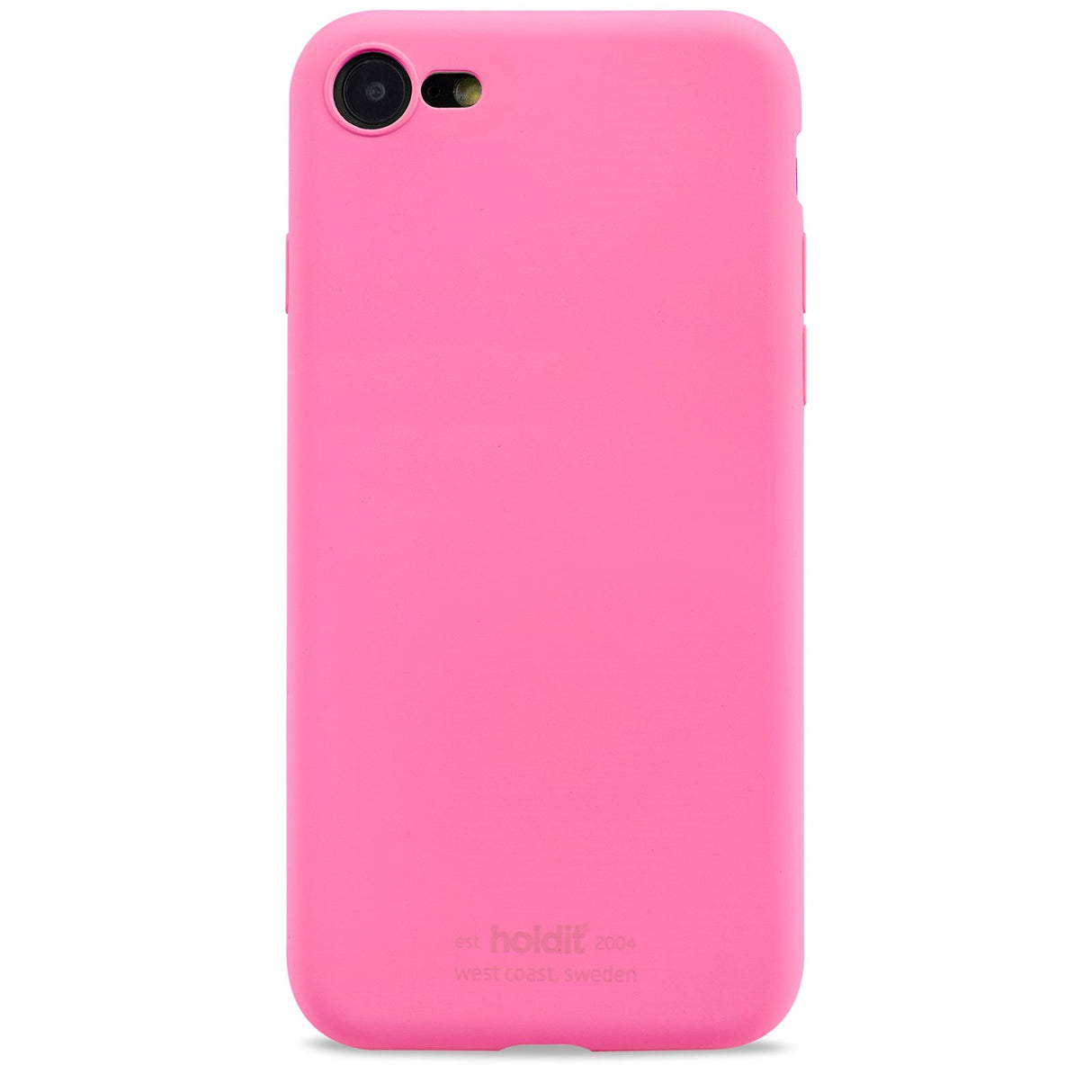 Holdit iPhone SE (2022 / 2020) / 8 / 7 Soft Touch Silicone Case - Bright Pink