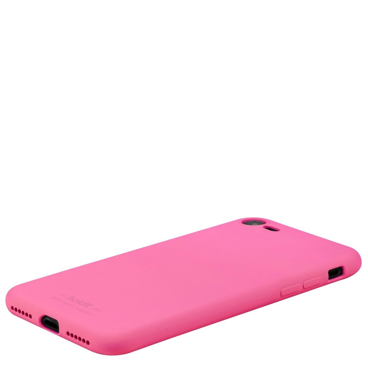 Holdit iPhone SE (2022 / 2020) / 8 / 7 Soft Touch Silicone Case - Bright Pink