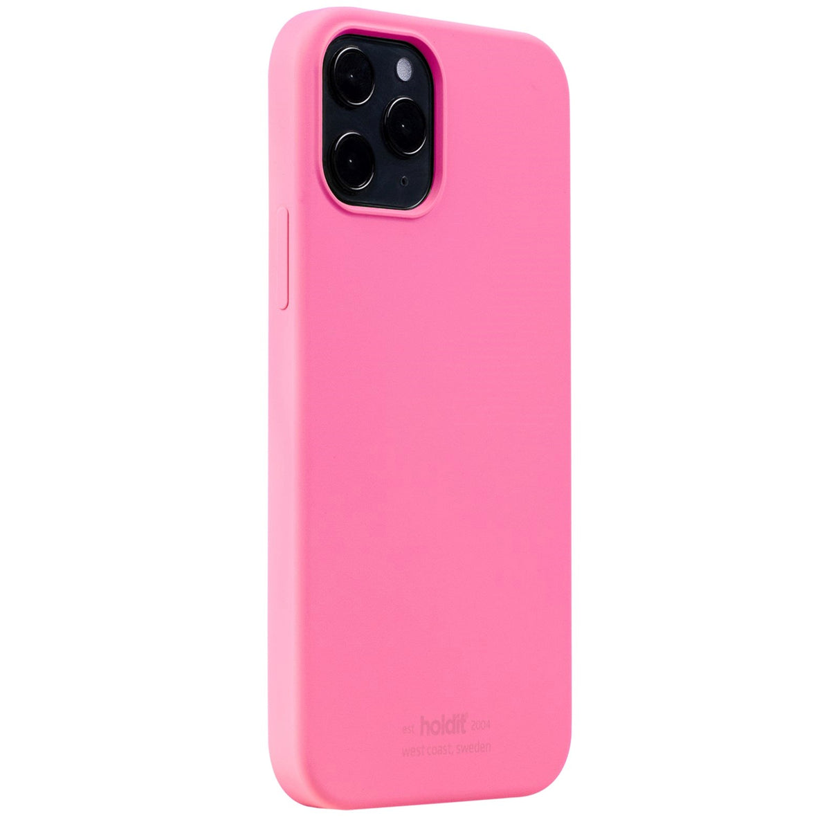 Holdit iPhone 12 / 12 Pro Soft Touch Silicone Case - Bright Pink