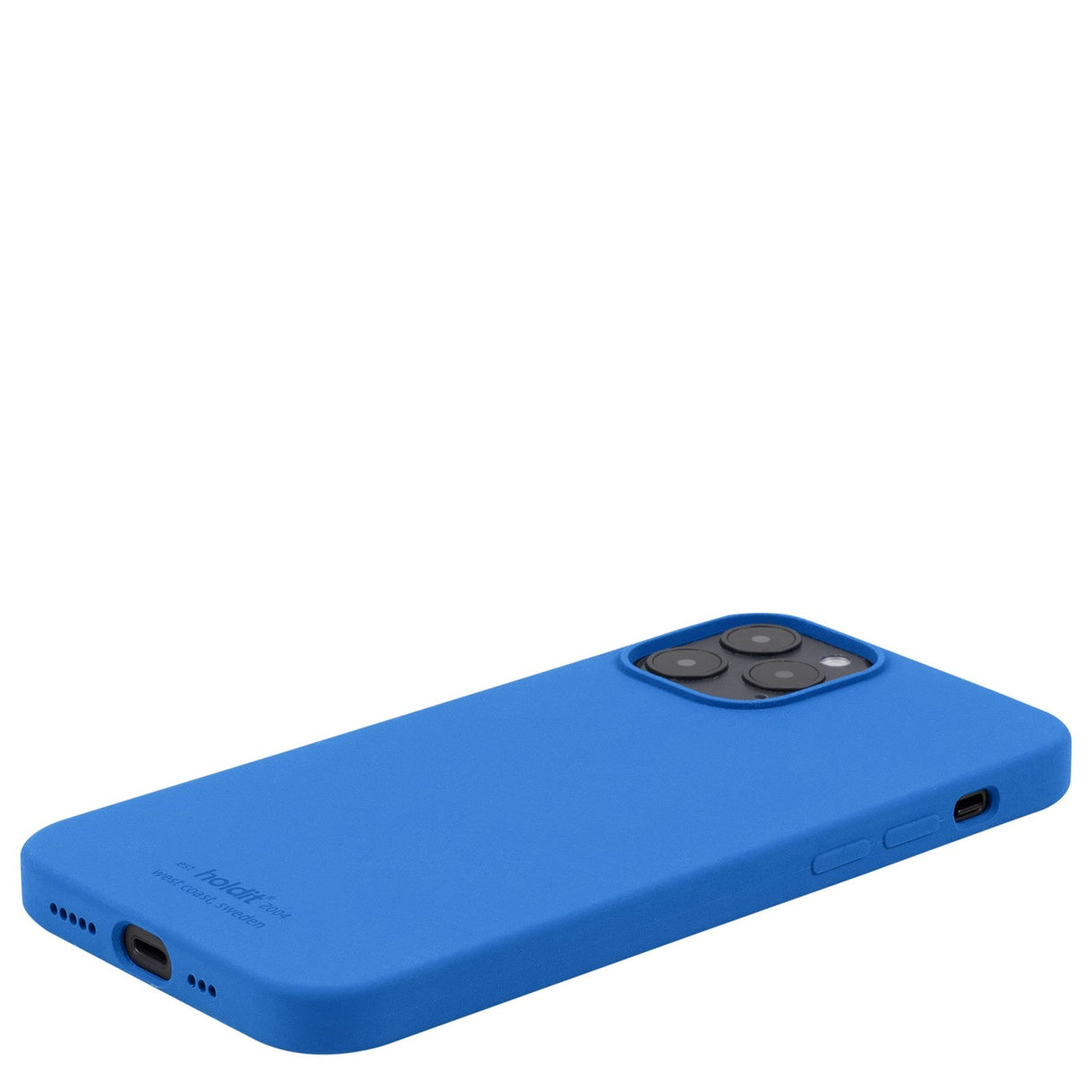 Holdit iPhone 12 / 12 Pro Soft Touch Silicone Case - Sky Blue