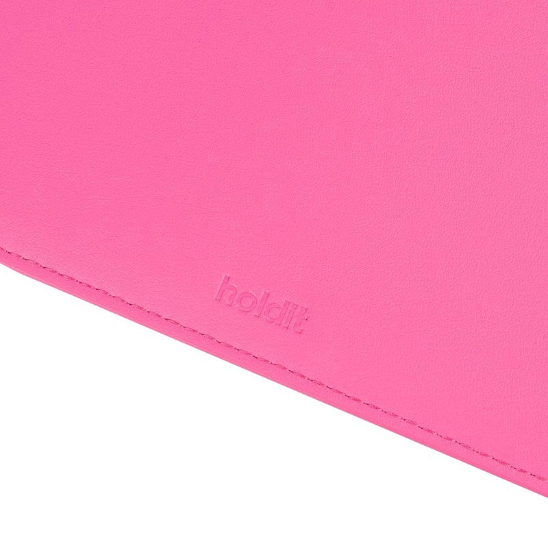 Holdit Vegan Leather Laptop Case 14" (32.5 x 22.7cm) - Bright Pink