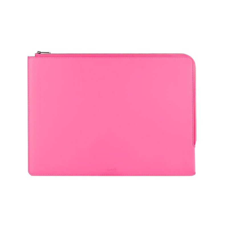 Holdit Vegan Leather Laptop Case 14" (32.5 x 22.7cm) - Bright Pink