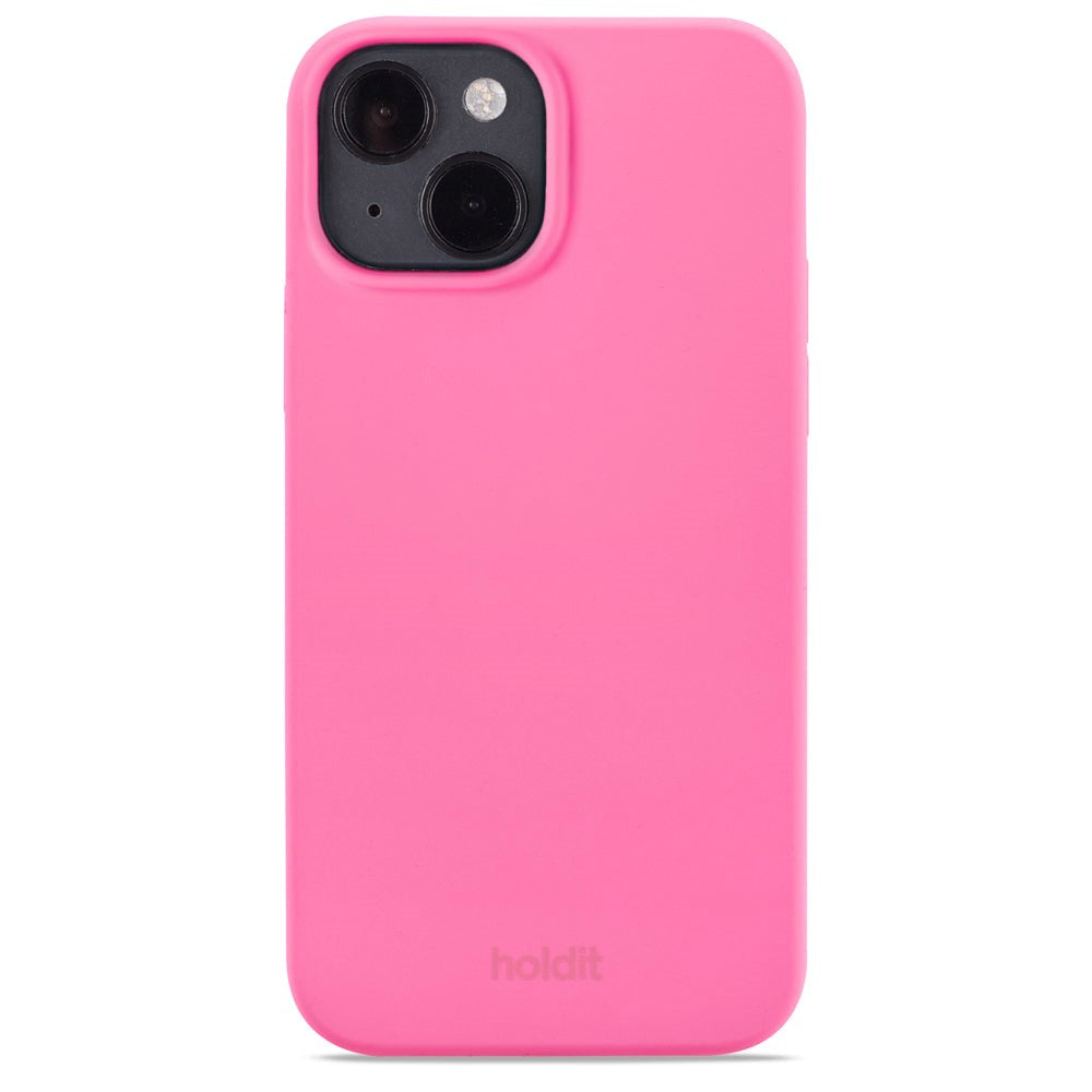 Holdit iPhone 14 Soft Touch Silicone Case - Bright Pink