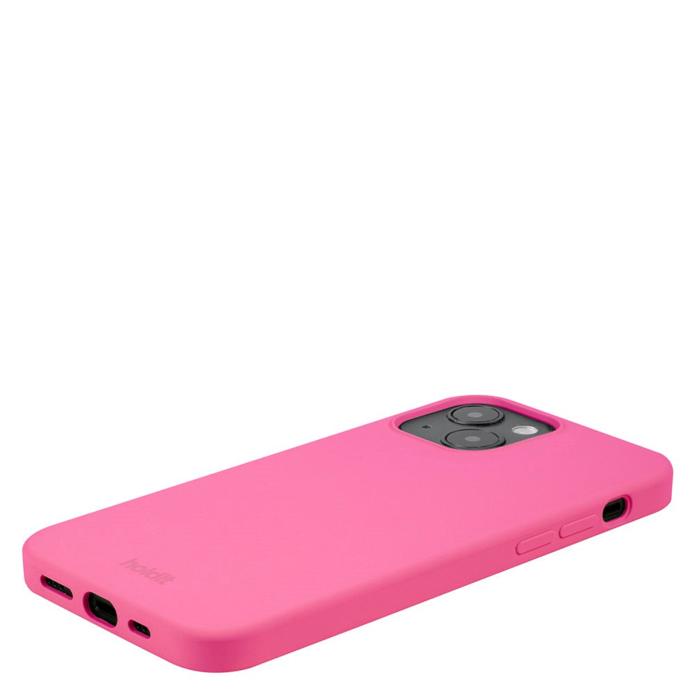 Holdit iPhone 14 Soft Touch Silicone Case - Bright Pink