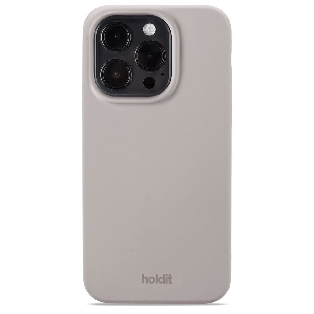 Holdit iPhone 14 Pro Soft Touch Silicone Case - Taupe