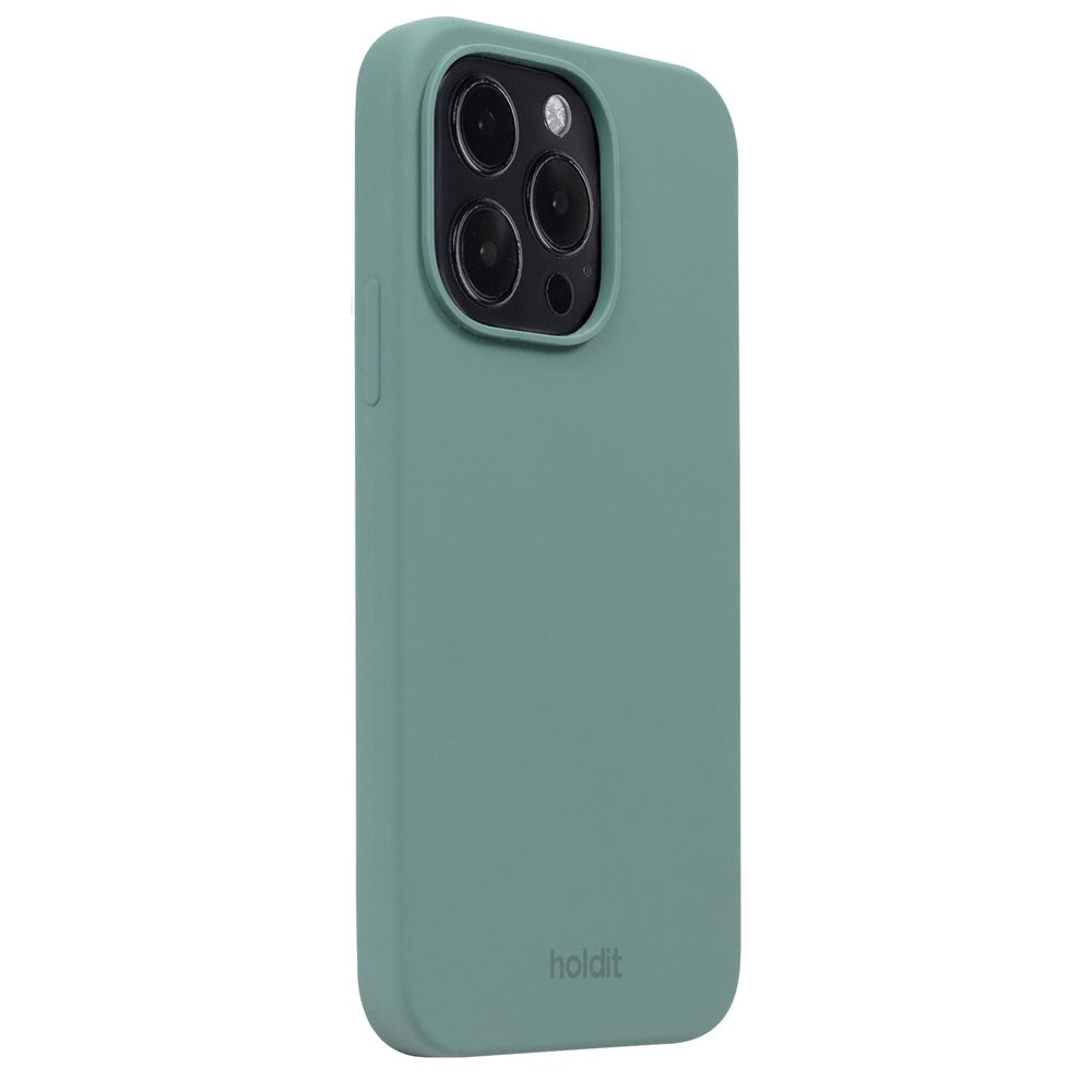 Holdit iPhone 14 Pro Soft Touch Silicone Case - Moss Green