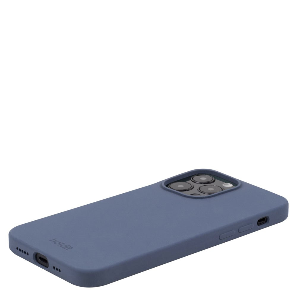 Holdit iPhone 14 Pro Soft Touch Silicone Case - Pacific Blue