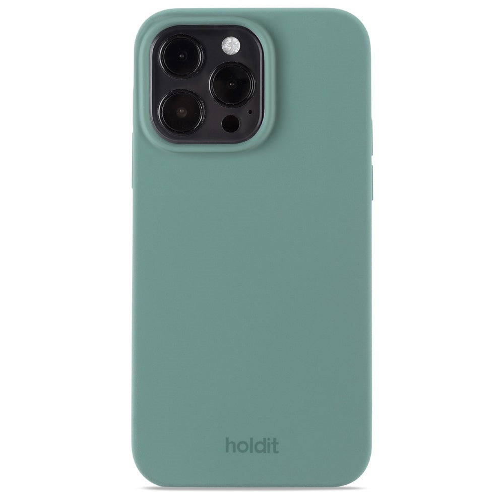 Holdit iPhone 14 Pro Max Soft Touch Silicone Case - Moss Green