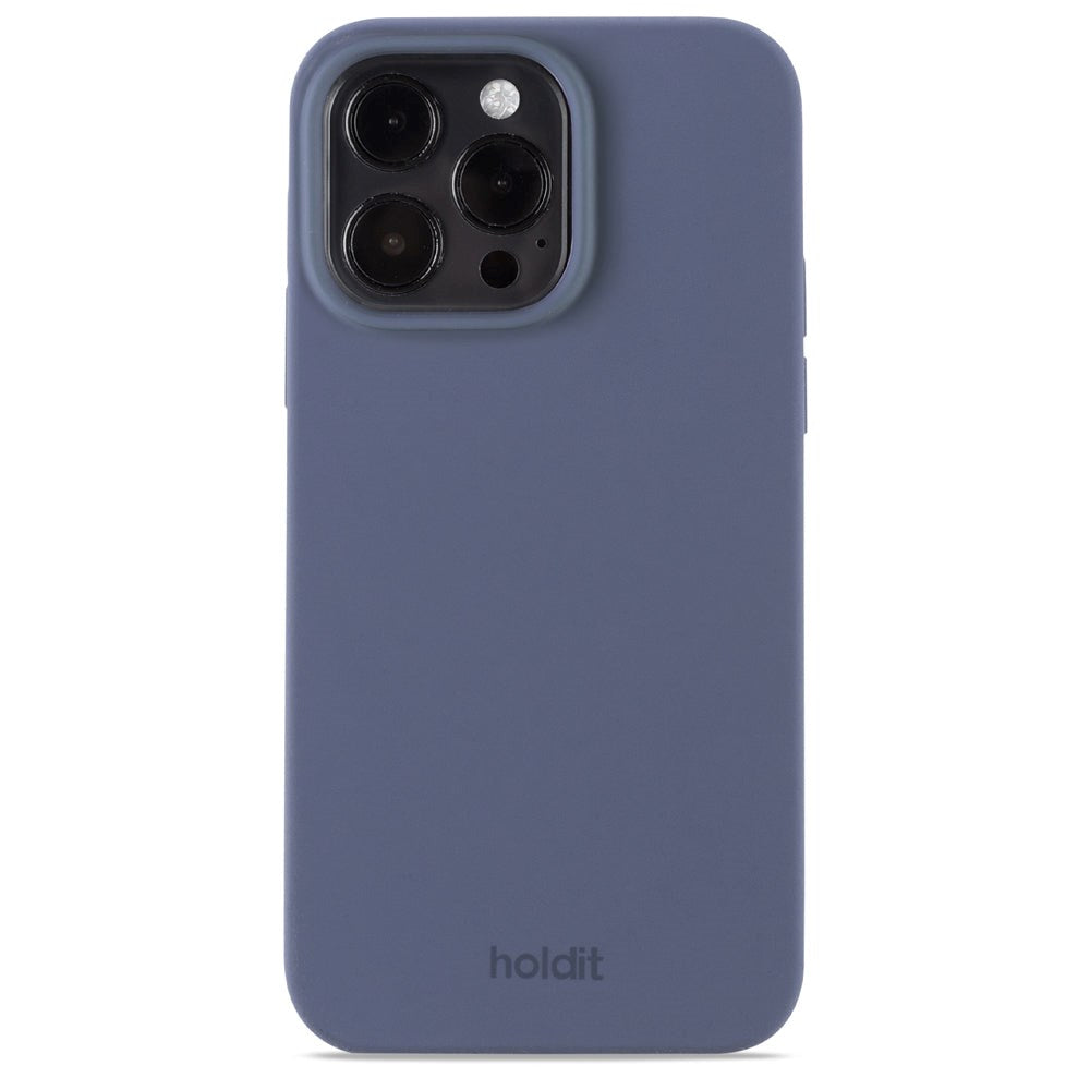 Holdit iPhone 14 Pro Max Soft Touch Silicone Case - Pacific Blue