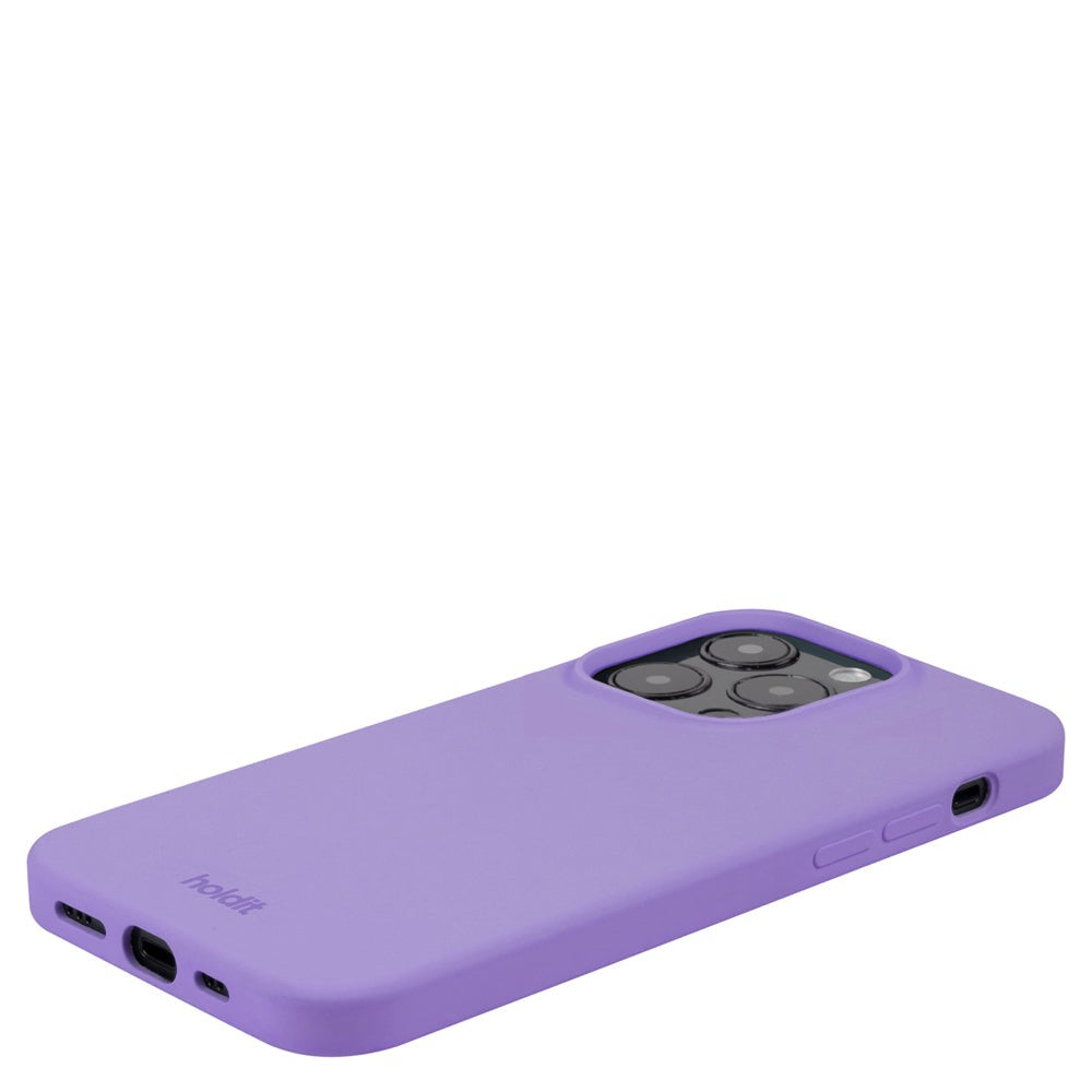 Holdit iPhone 14 Pro Soft Touch Silicone Case - Violet