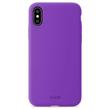 Holdit iPhone X / Xs Soft Touch Silicone Case - Bright Purple