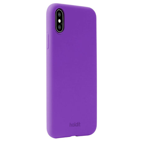 Holdit iPhone X / Xs Soft Touch Silicone Case - Bright Purple