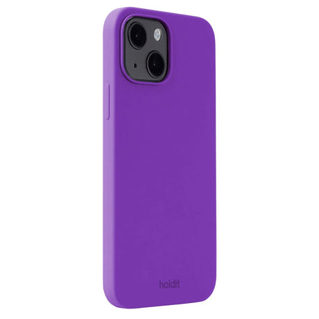 Holdit iPhone 13 Soft Touch Silicone Case - Bright Purple