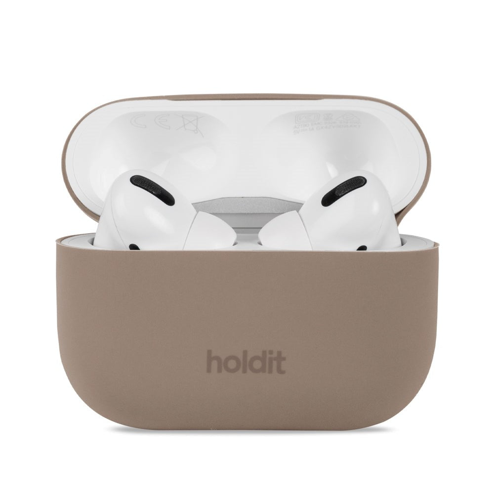 Holdit Nygård Silicone Case for AirPods Pro 2nd Gen (2022) - Mocha Brown