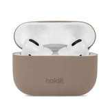 Holdit Nygård Silicone Case for AirPods Pro 2nd Gen (2022) - Mocha Brown