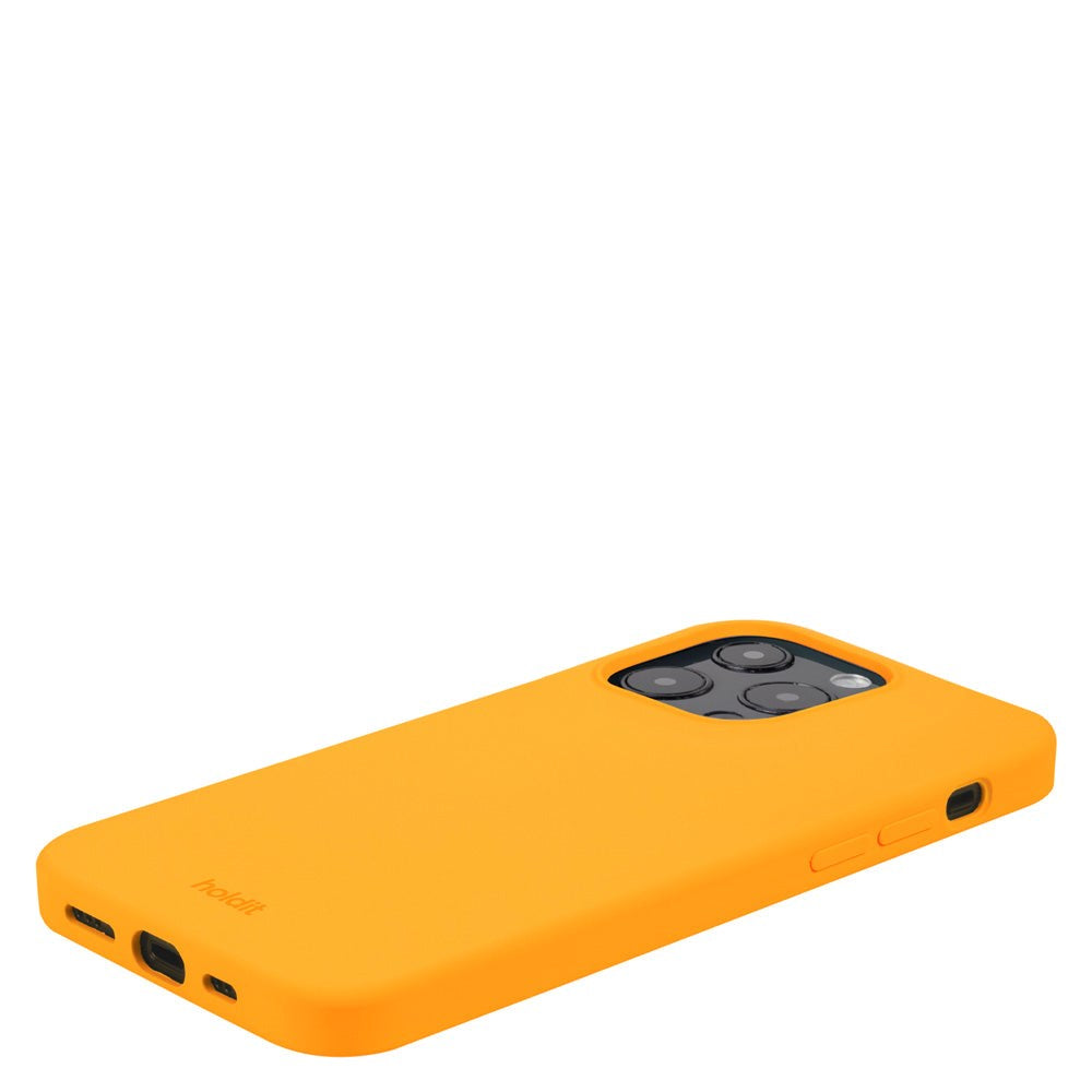 Holdit iPhone 13 Pro Max Soft Touch Silicone Case - Orange Juice