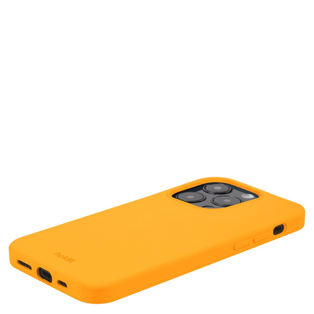 Holdit iPhone 14 Pro Soft Touch Silicone Case - Orange Juice