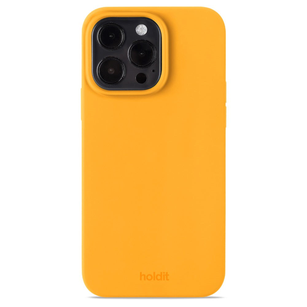 Holdit iPhone 14 Pro Max Soft Touch Silicone Case - Orange Juice