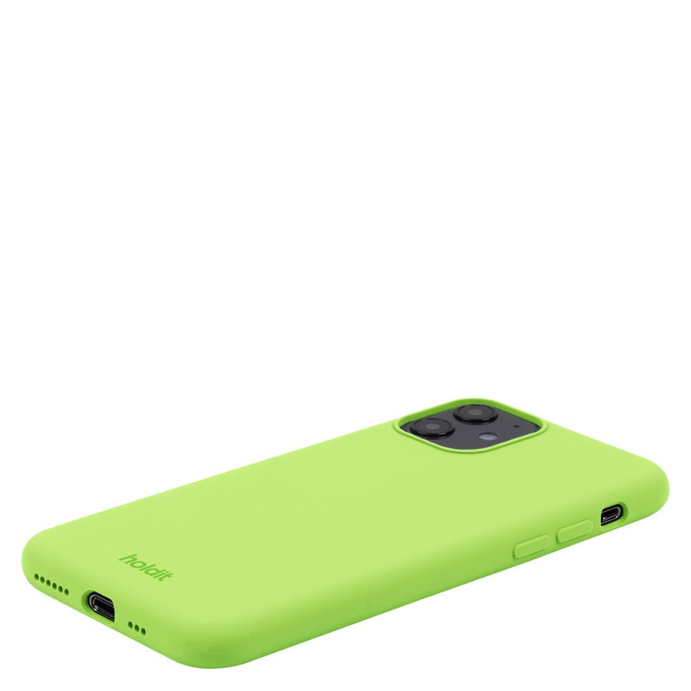 Holdit iPhone 11 Soft Touch Silicone Case - Acid Green