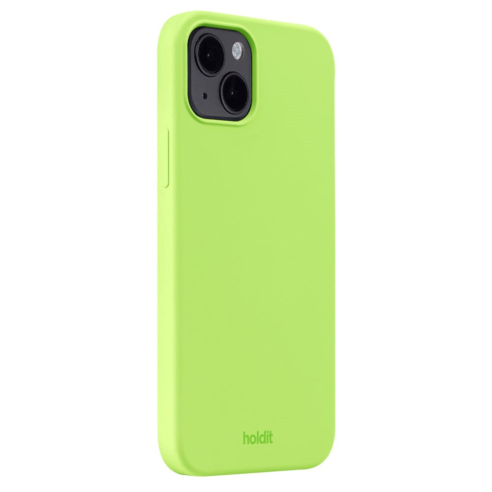 Holdit iPhone 14 Plus Soft Touch Silicone Case - Acid Green