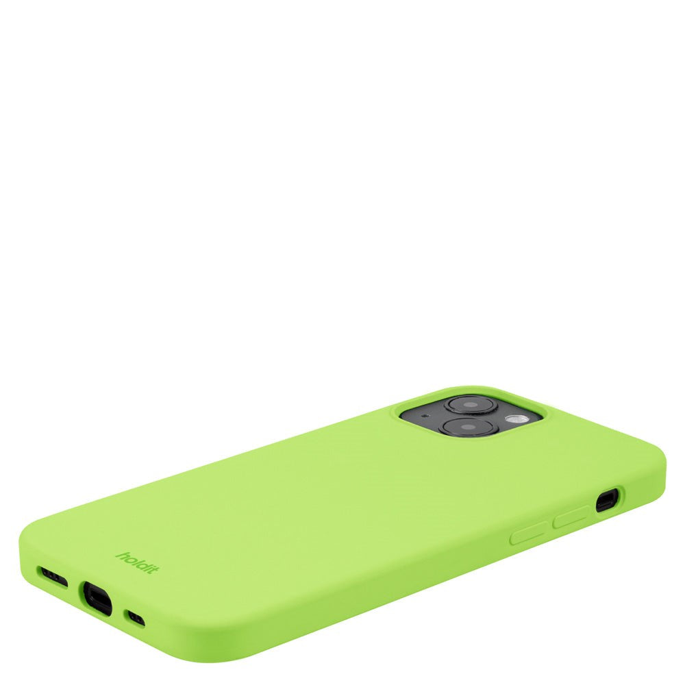 Holdit iPhone 14 Plus Soft Touch Silicone Case - Acid Green