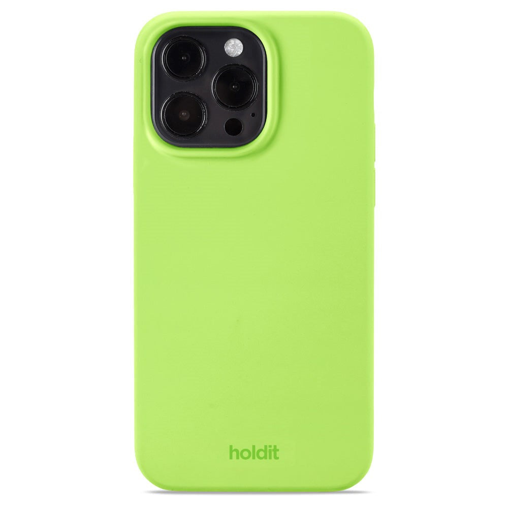 Holdit iPhone 14 Pro Max Soft Touch Silicone Case - Acid Green