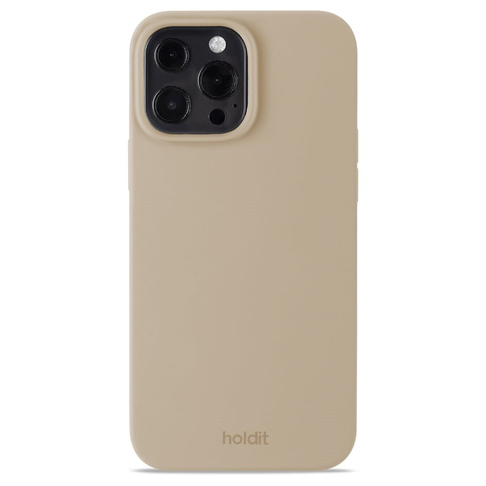 Holdit iPhone 13 Pro Max Soft Touch Silicone Case - Latte Beige