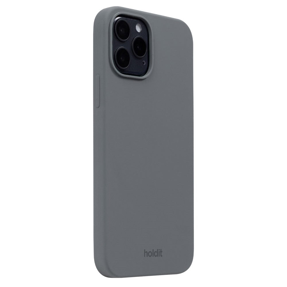 Holdit iPhone 12 / 12 Pro Soft Touch Silicone Case - Space Gray