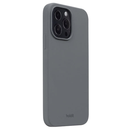 Holdit iPhone 13 Pro Soft Touch Silicone Case - Space Gray