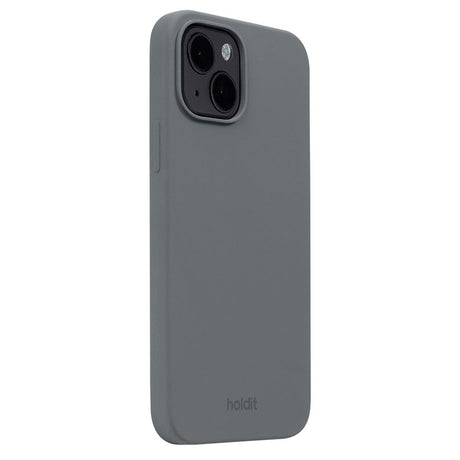 Holdit iPhone 14 / 13 Soft Touch Silicone Case - Space Gray