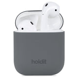 Holdit Silicone Case For Apple AirPods (1st & 2nd gen.) - Space Grey