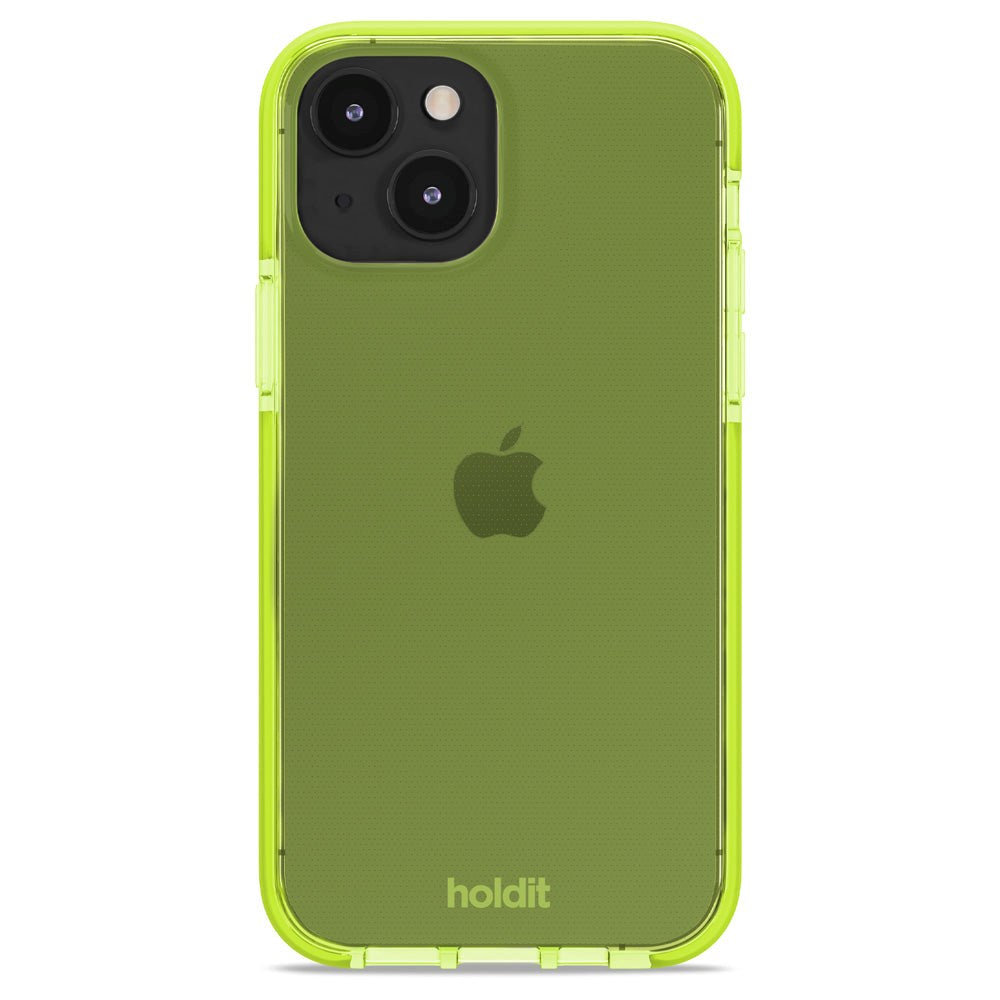 Holdit iPhone 14 / 13 Seethru Case - Acid Green