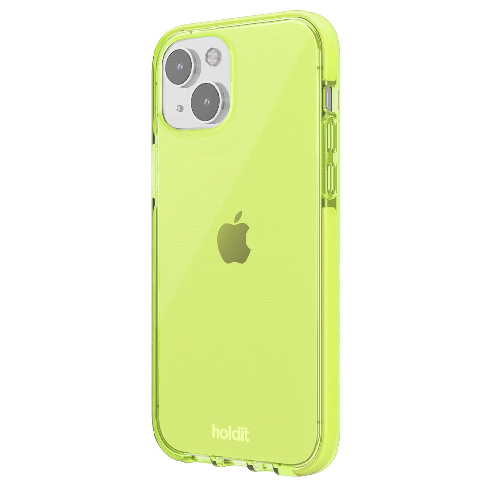 Holdit iPhone 14 / 13 Seethru Case - Acid Green