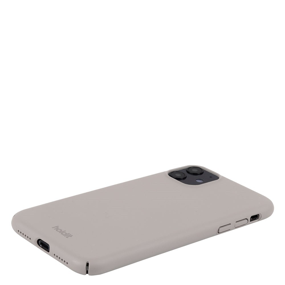 Holdit iPhone 11 Slim Plastic Case - Taupe