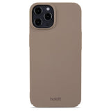 Holdit iPhone 12 / 12 Pro Slim Plastic Case - Mocha Brown