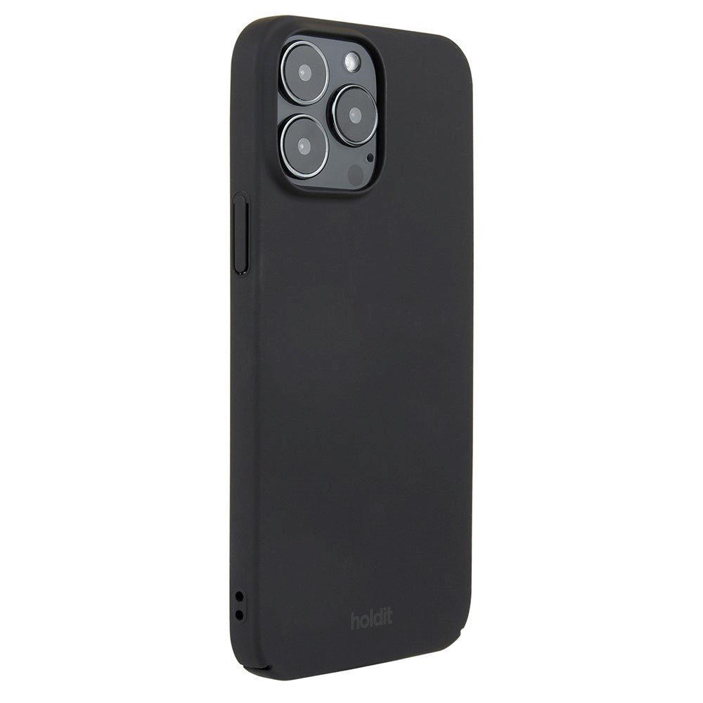 Holdit iPhone 13 Pro Max Slim Plastic Case - Black