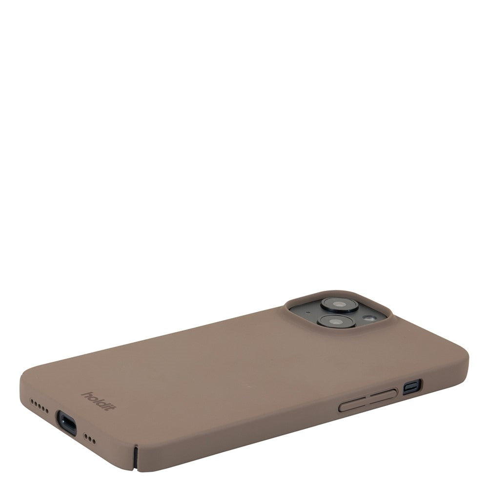 Holdit iPhone 14 / 13 Slim Plastic Case - Mocha Brown